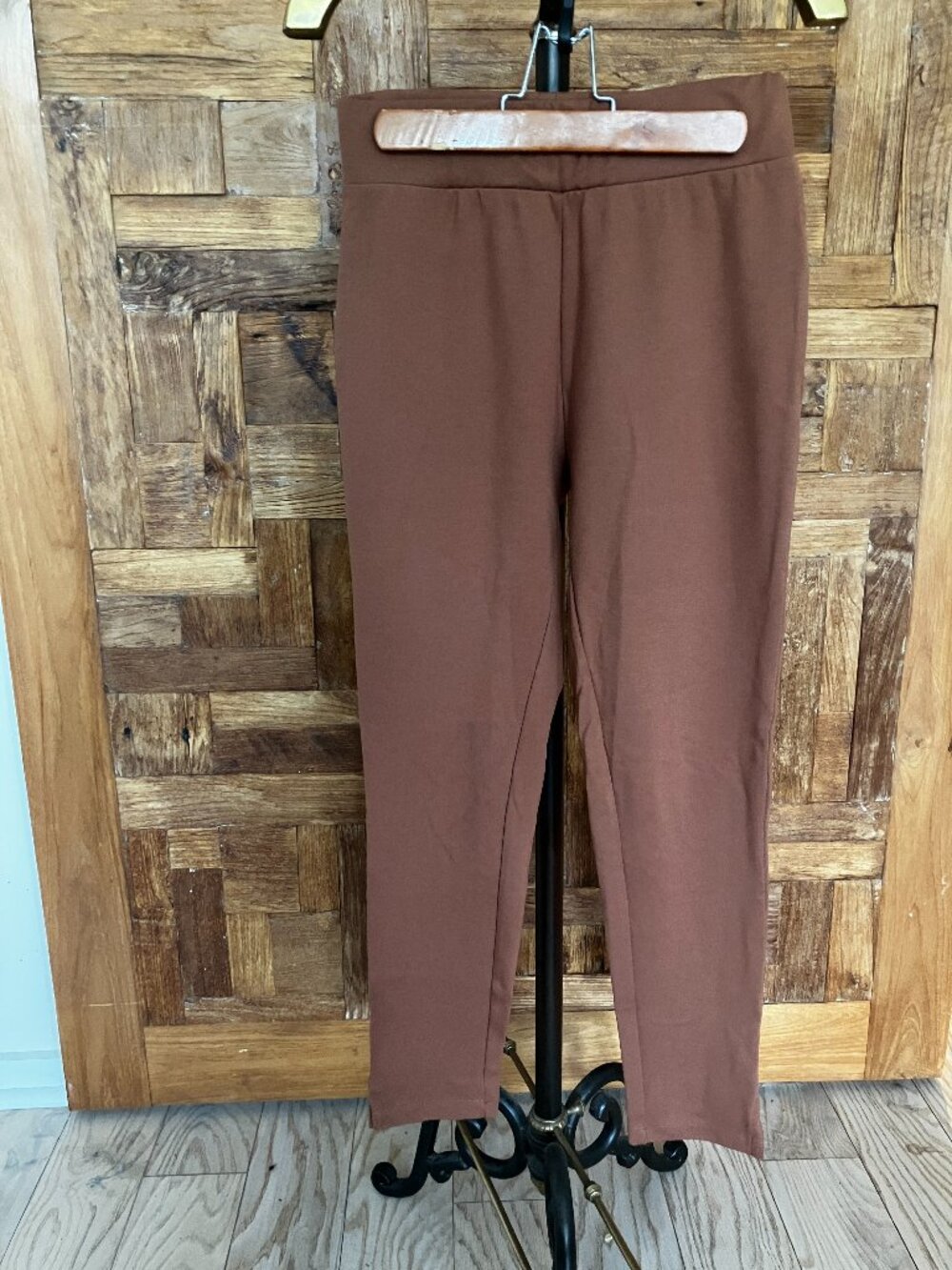 Kettlewell Jersey Leggings, Hazelnut, Size Medium